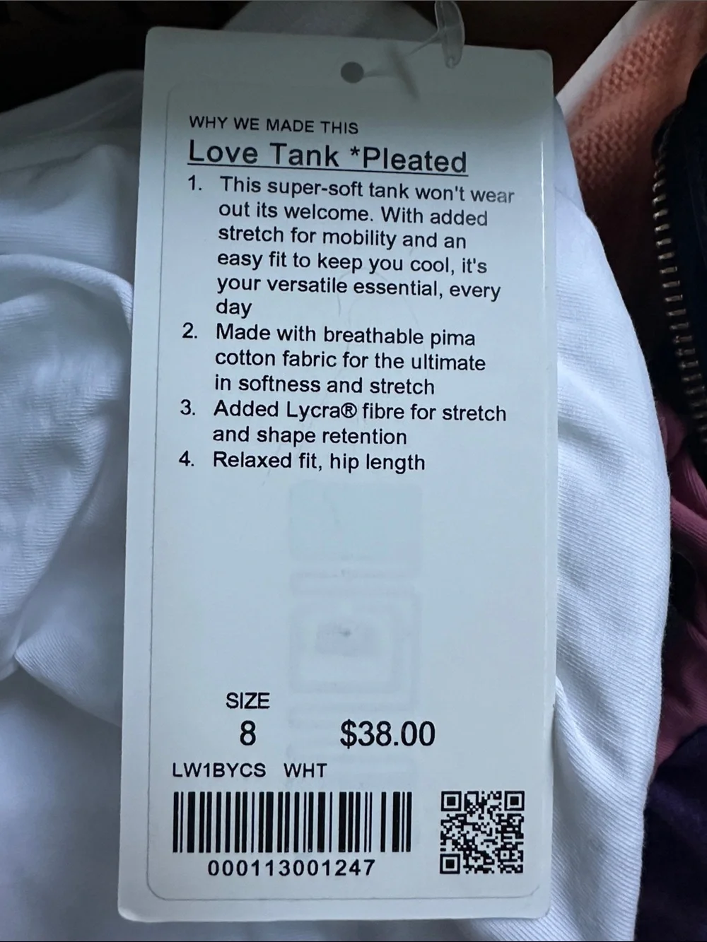 Lululemon Love tank